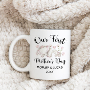 Personalised First Mothers Day 2024, Custom Names  Coffee Mug