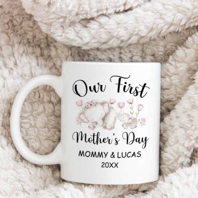 Personalised First Mothers Day 2025, Custom Names  Coffee Mug (Creator Uploaded)