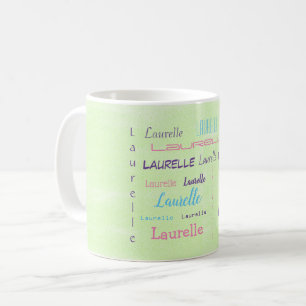 Personalised First Name Font Typeface Custom Coffee Mug