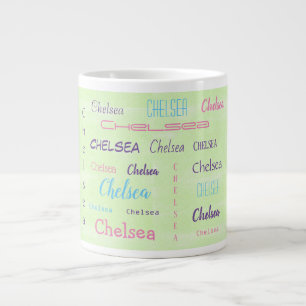 Personalised First Name Font Typeface Custom  Large Coffee Mug
