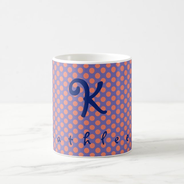 Personalised First Name Initial Coffee Mug (Center)