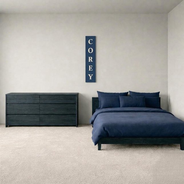 Personalised First Name Vertical Canvas Print (Creator Uploaded)