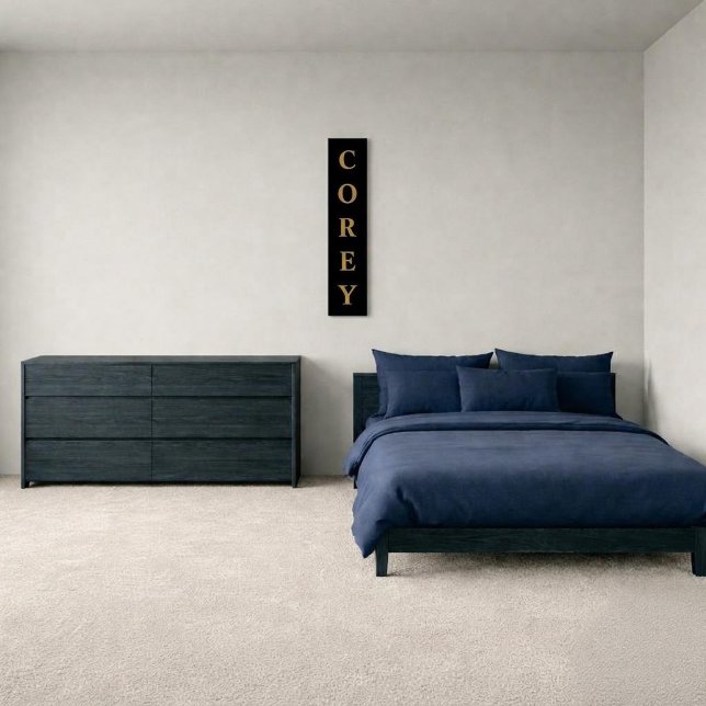 Personalised First Name Vertical Canvas Print (Creator Uploaded)