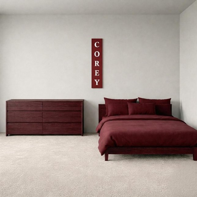 Personalised First Name Vertical Canvas Print (Creator Uploaded)