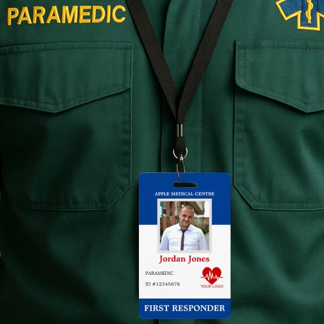 Personalised First Responder Photo ID Security ID Badge (Creator Uploaded)