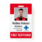 Personalised First Responder Photo ID Security
