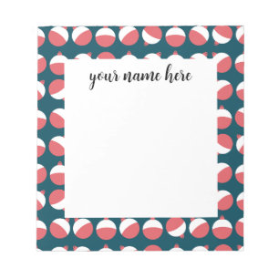 Personalised Fishing Bobber Notepad