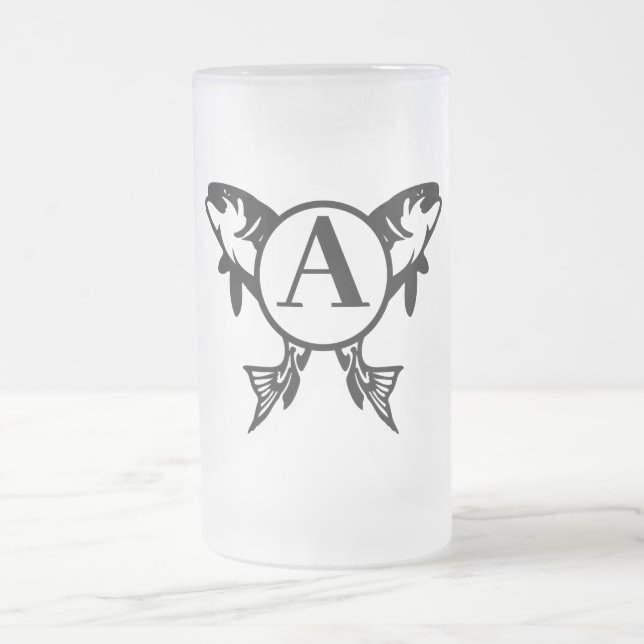 Personalised Fishing Frosted Mug (Center)