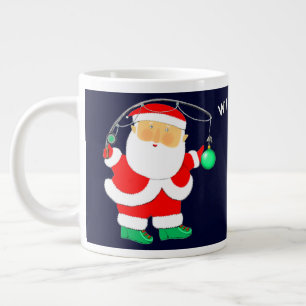 Personalised Fishing Holiday Gift Large Coffee Mug