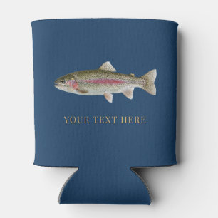 Personalised Fishing Lover – Trout Fishing Design Can Cooler