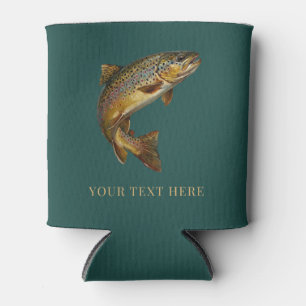 Personalised Fishing Lover – Trout Fishing Design Can Cooler