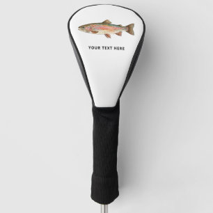 Personalised Fishing Lover – Trout Fishing Design Golf Head Cover