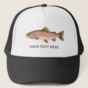 Personalised Fishing Lover – Trout Fishing Design Trucker Hat