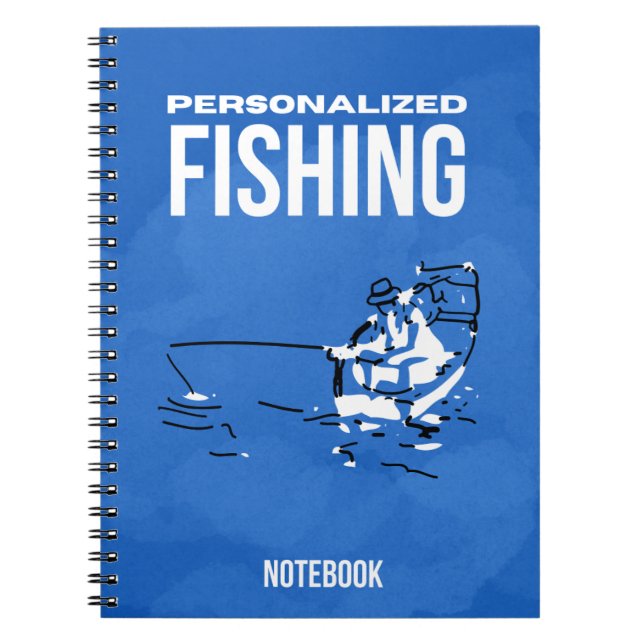 Personalised Fishing Notebook (Front)