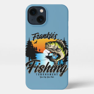 Personalised Fishing Tournament Fish Angler Trout  iPhone 13 Case