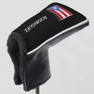 Personalised, Flag of Puerto Rico Golf Head Cover