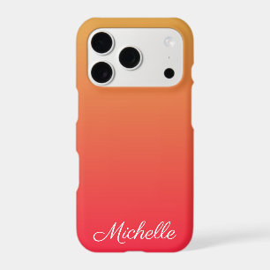 Personalised flame red and yellow ombre