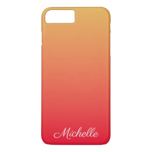 Personalised flame red and yellow ombre Case-Mate iPhone case