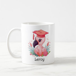 Personalised Flamingo Kindergarten Graduation Coffee Mug