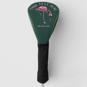 Personalised Flamingo Sports Lover Golf Head Cover