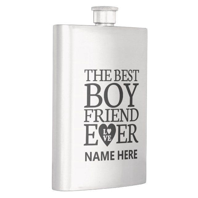 Personalised Flask For Boyfriend (Right)