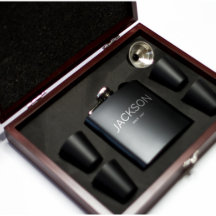 Personalised Flask Set - Guys Flasks Birthday Gift