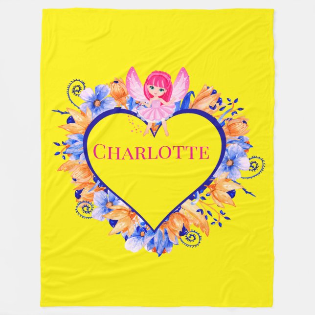 Personalised  Fleece Blanket (Front)
