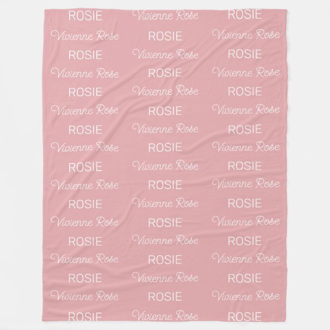 Personalised Fleece Blanket (Front)