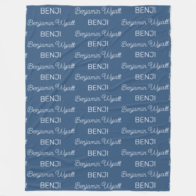 Personalised Fleece Blanket (Front)