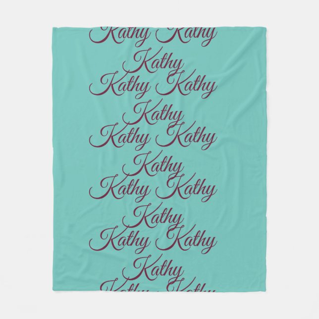 Personalised Fleece Blanket (Front)