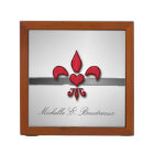 Personalised Fleur de Lis Heart