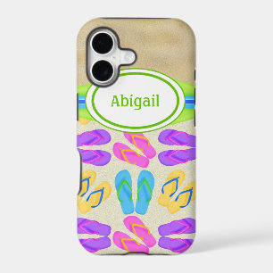 Personalised Flip Flops and Beach iPhone 5 Case