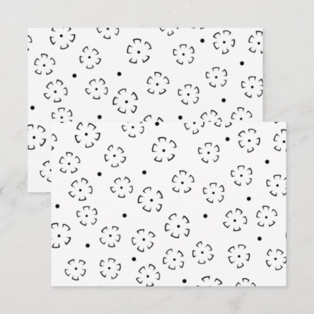 Personalised Floral Birthday Gift Folder (Front/Back)