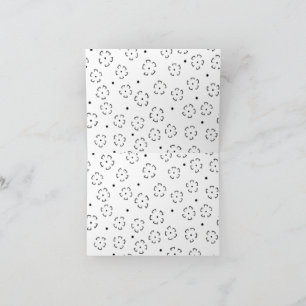 Personalised Floral Birthday Gift Folder Thank You Card