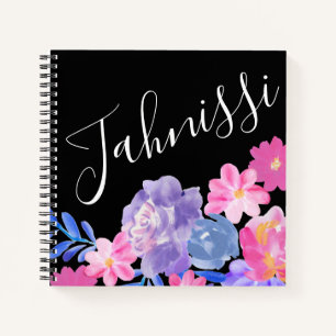 Personalised Floral Bouquet Notebook