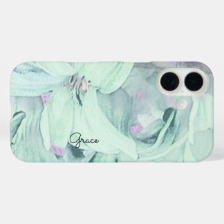Personalised Floral iPhone 16 Case
