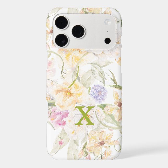 Personalised Floral Initial _ Custom Letter (Back)