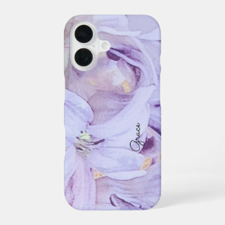 Personalised Floral iPhone 16 Case