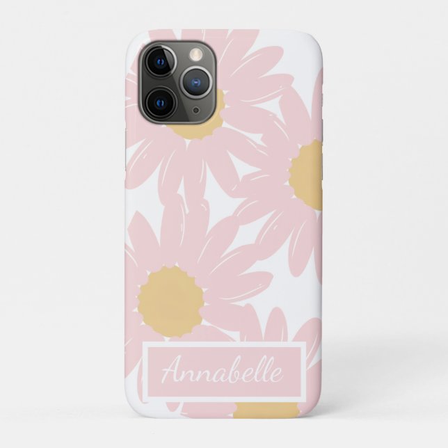 Personalised Floral iPhone Case (Back)