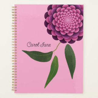 Personalised Floral Journal -Spiral Bound Planner