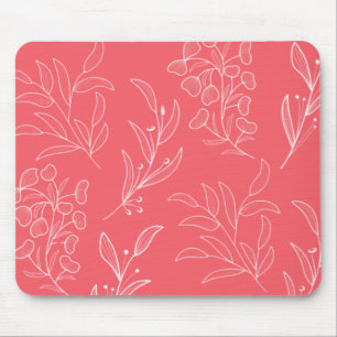 Personalised Floral  Mouse Pad