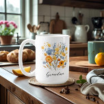 Personalised Floral Mug for Grandma with Love<br><div class="desc">Celebrate Grandma with this beautifully personalised floral mug! 🌸💖 Featuring elegant blooms in soft blue and turquoise tones, this mug adds charm to her morning coffee or tea. Customise with names or a sweet message to make her smile every day. ☕🌼 A perfect gift for Mother's Day, birthdays, or just...</div>