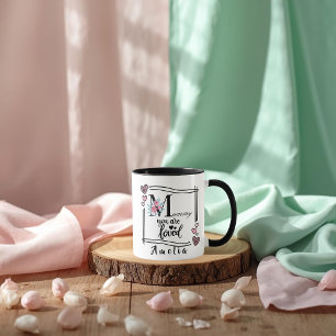Personalised Floral Mummy Mug