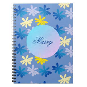 Personalised Floral Notebook