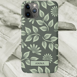 Personalised Floral Pattern iPhone Case 