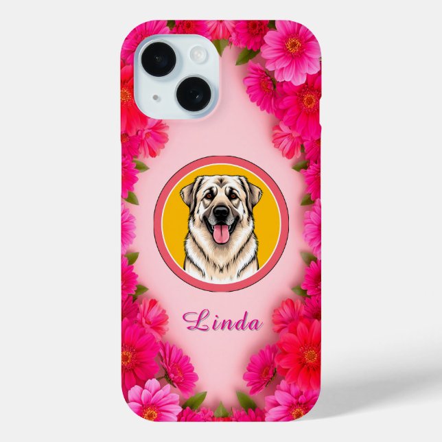 Personalised Floral Personalised Gift Case-Mate iPhone Case (Back)