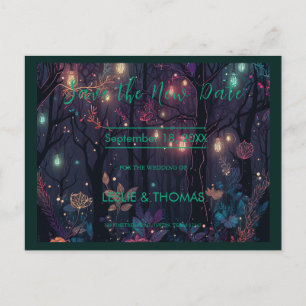 Personalised Floral Spray Fantasy Art Postcard