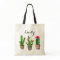 Personalised Floral Tote Bag Cactus