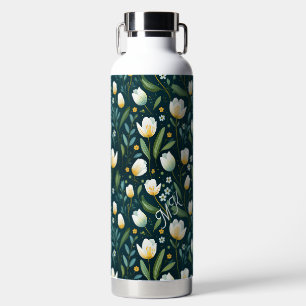 Personalised Floral Water Bottle