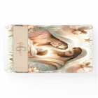 Personalised Floral Watercolor Baby Jesus Nativity